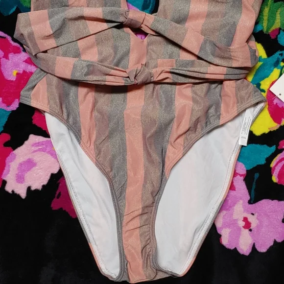 Urban Outfitters 🆕 Cici Knotty One Piece Swimsuit L - Picture 5 of 11